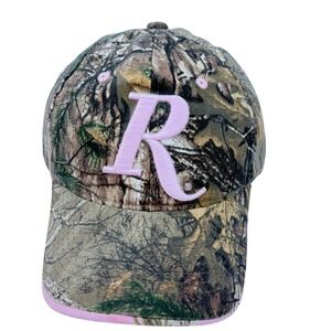 Remington Ladies Fit Camo Pink R Logo Baseball Cap Outdoor Hunting Realtree